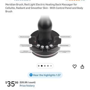 Meridian brush for cellulite.